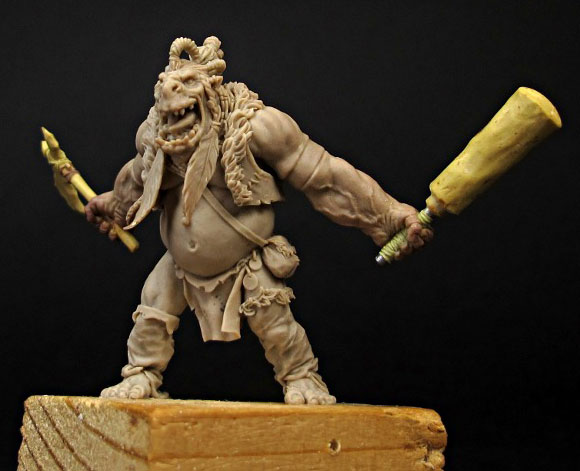 Special miniature 10th anniversary sculpted by Allan Carrasco