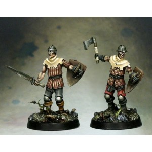 Lot 1 - Two Avalonian recruits (plastic)