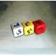 Pack of 3 engraved dices