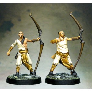 Two militia Archers (pack 2) (plastic)