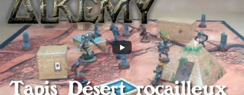 vidéo – tapis désert rocailleux