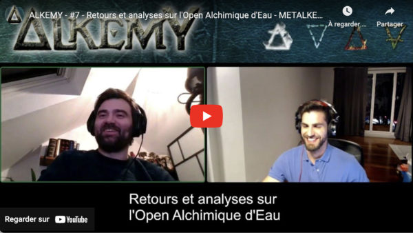MetAlkemy - Retours et analyses sur l'Open Alchimique d'Eau